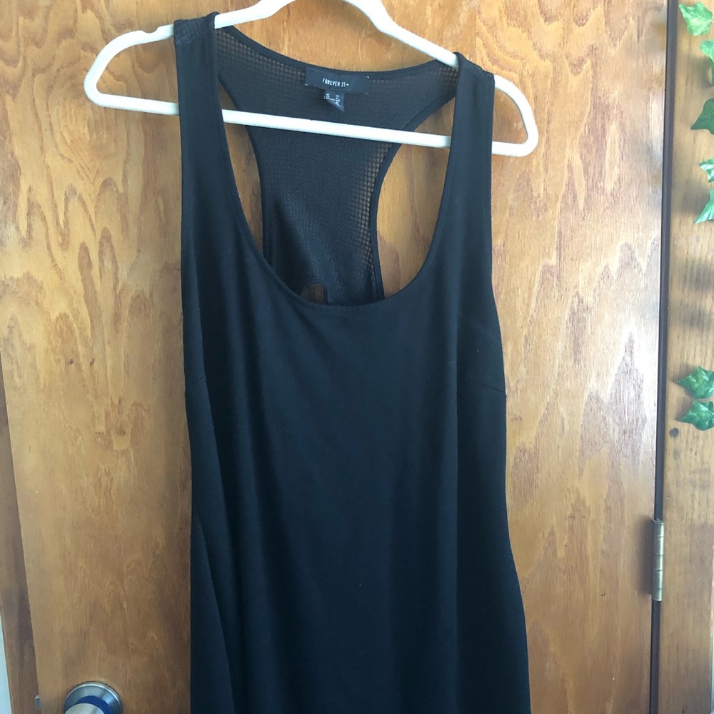 Mini black stretchy forever 21 dress